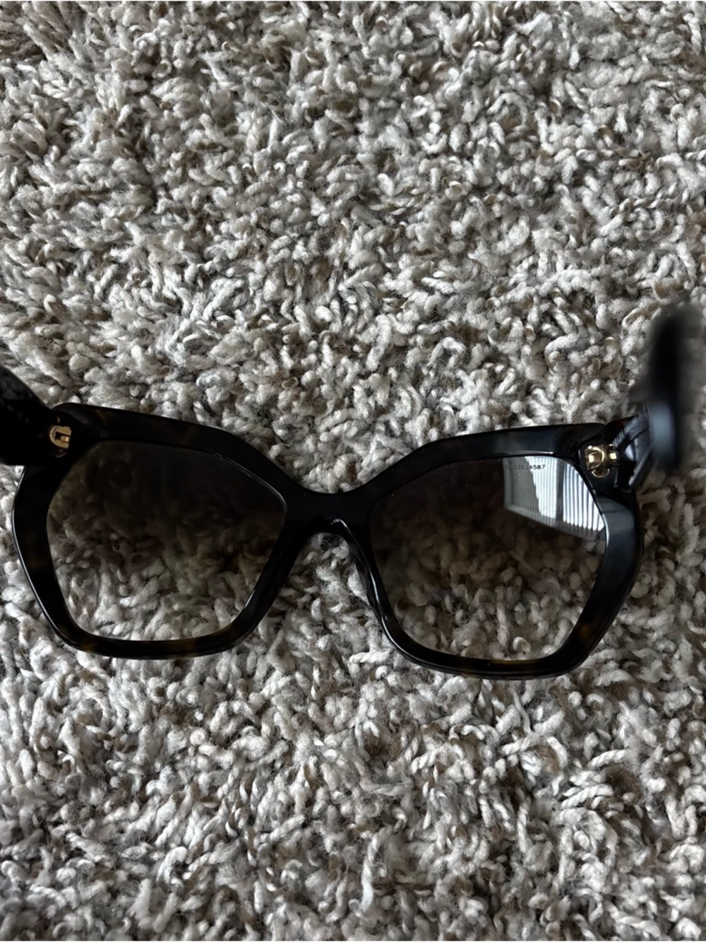Prada brown heritage jackee O Oversized Gradient Sunglasses authentic no case - Picture 7 of 10